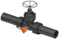 ClampOn BIRD Leak Monitor clamped on valve