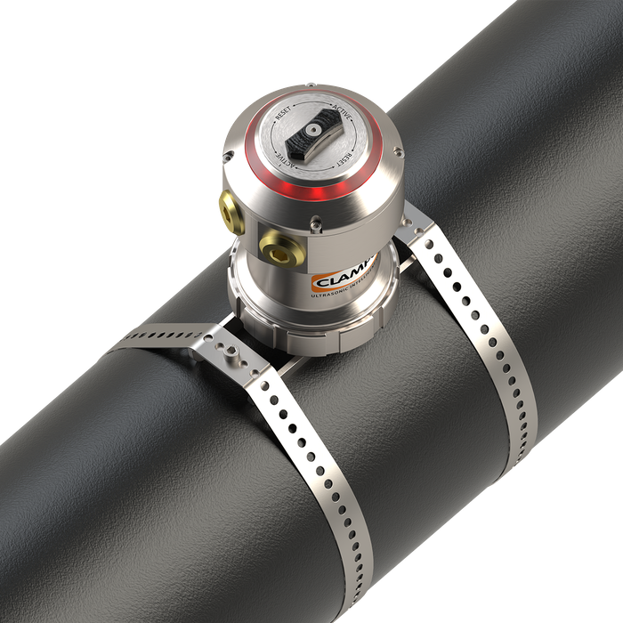 ClampOn DSP PIG Detector mounted