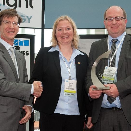 ClampOn received the OTC Spotlight on New Technology Award 2012 - Body Image 1