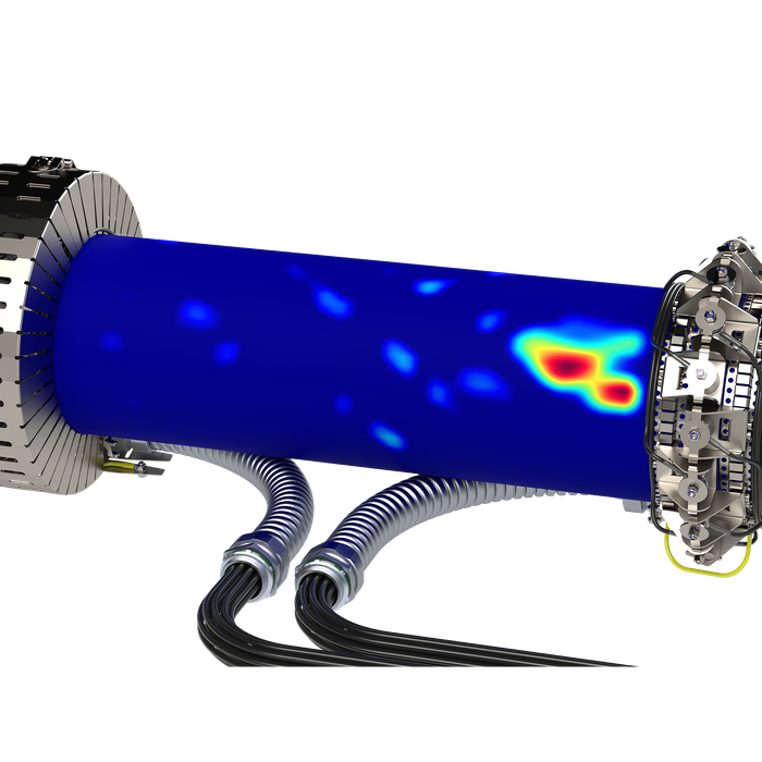 Corrosion Erosion Monitor Tomography stright pipe