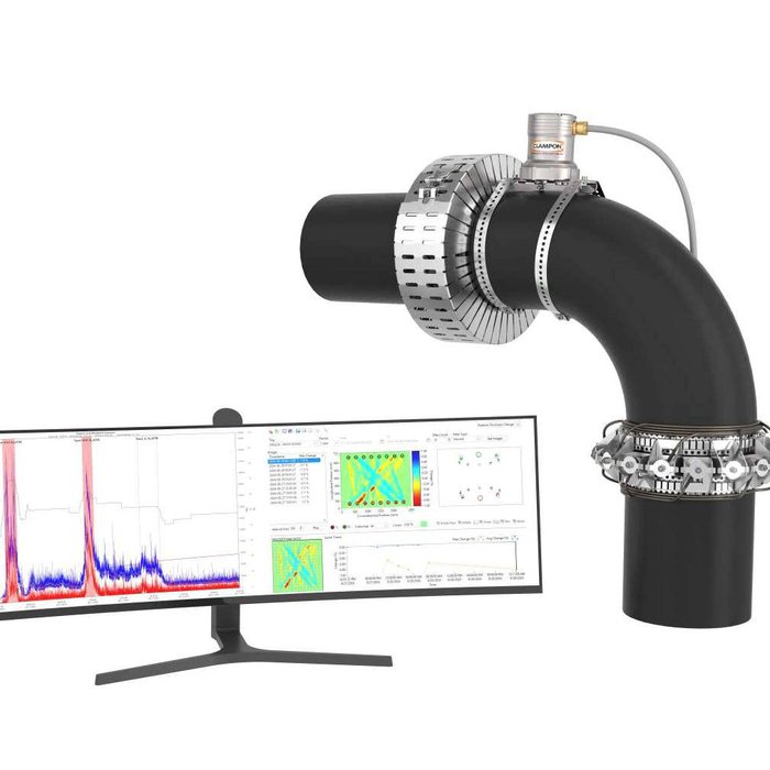 ClampOn, CEM and sand on topside bend (Hero)