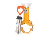 Compact Leak Monitor with funnel white background