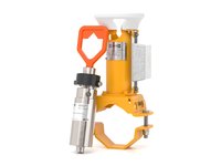 Compact Particle with funnel grey background