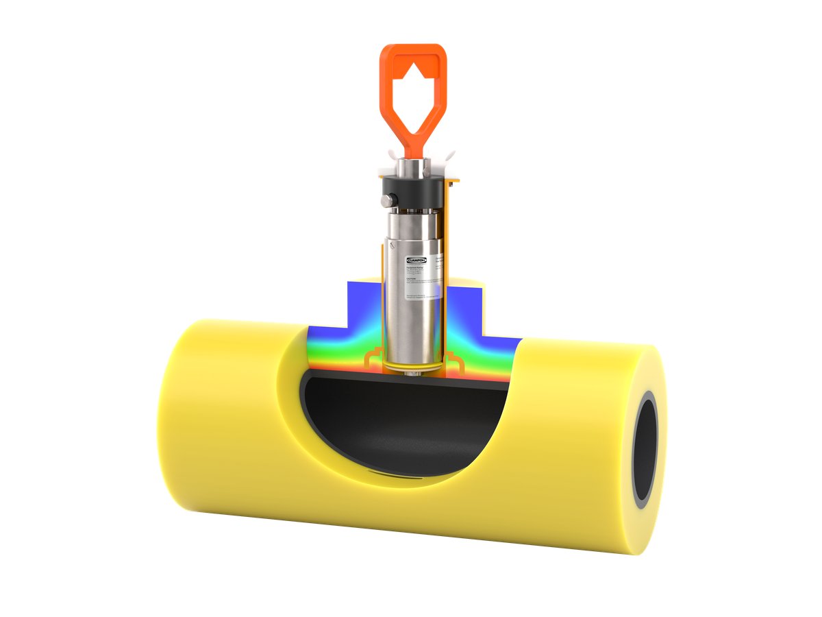 Non-intrusive Flow Temperature Monitoring